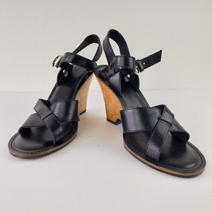 Michael Kors women's wooden wedge